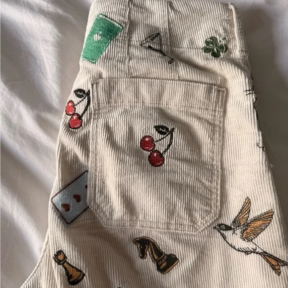 Maeve Cream Corduroy Pants - Picture 9 of 9